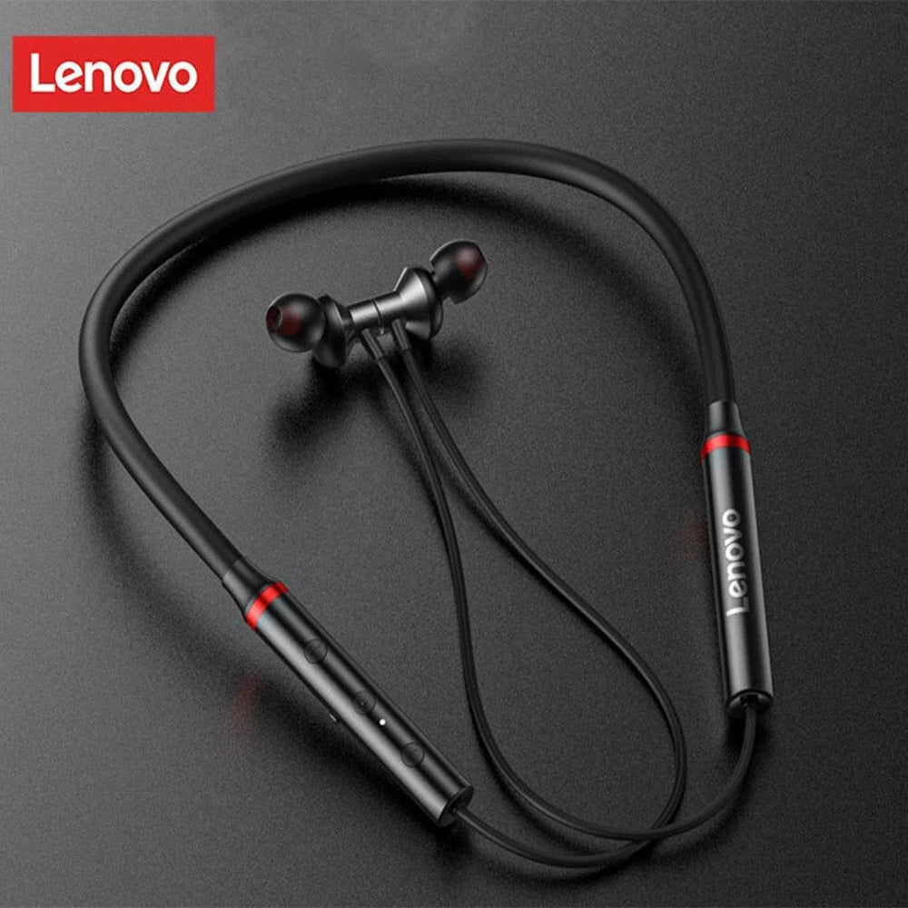 LENOVO HE05X 2 BLUETOOTH 5.0 EARPHONES HIFI MAGNETIC NECKBAND HEADSET (Original)