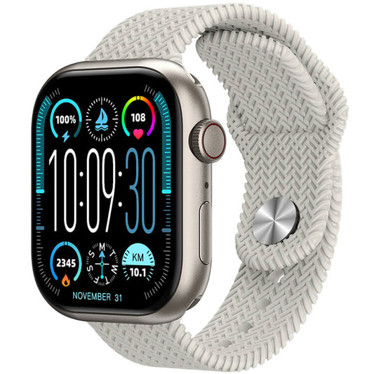 Hk9 Pro Max+ Smartwatch 2.02 Amoled Screen Support Local Music Tws Connection With Wearfit Pro App White