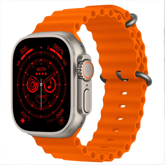 T10 ULTRA 2 SMART WATCHES 2.19 INCH 49MM STRAPS BT CALL WITH HIWATCHPRO APP (ORANGE
