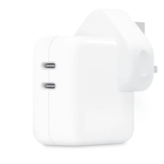 Iphone 35w Uk 3 Pin Dual Type C Fast Charging Pd Adapter