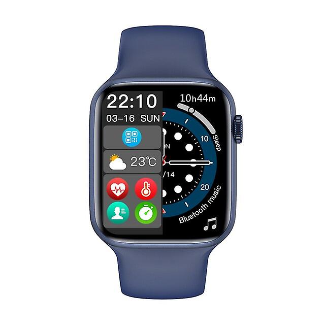 Watch 9 Max Series 9 Smartwatch (2.19 Inch IPS) 22mm Strap Navy WITH Laxasfit APP Blue