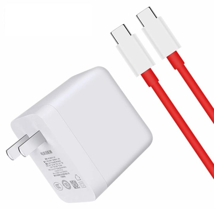 Oneplus 65w Original Super Fast Warp Charge (us Pin) With Type C To Type C Cable