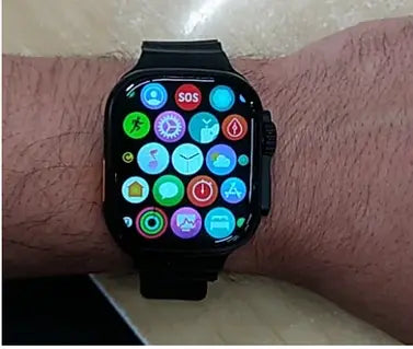 T10 ULTRA 2 SMART WATCHES 2.19 INCH 49MM STRAPS BT CALL WITH HIWATCHPRO APP (BLACK)