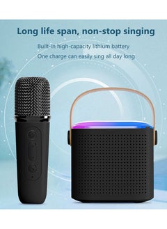 KISONLI G22 MINI BT PORTABLE KARAOKE SPEAKER WITH WIRELESS HANDHELD MICROPHONE