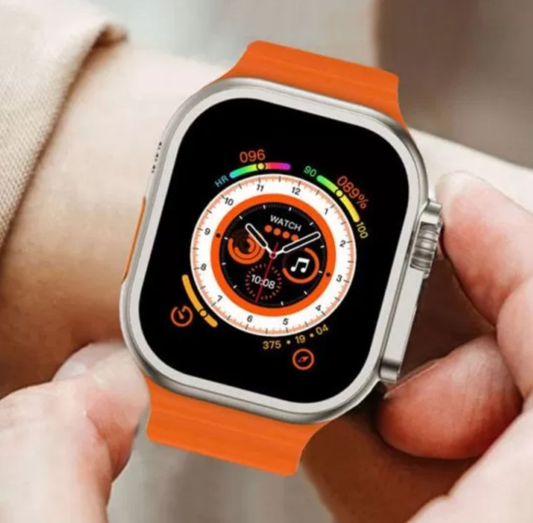 Ts8 Ultra Series 8 Men Women Bluetooth Call Heart Rate Sport Smartwatch With Fitpro App Orange