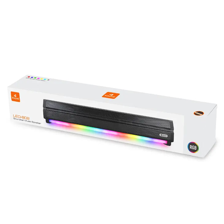 KISONLI LED-802 RGB WIRELESS BT 5.3 MODERN RETRO DESIGN SOUNDBAR