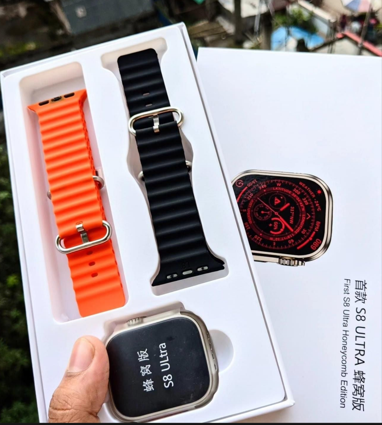 S8 Ultra Watch Honey Comb Edition ( Full Android and Sim)