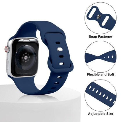 Watch 9 Max Series 9 Smartwatch (2.19 Inch IPS) 22mm Strap Navy WITH Laxasfit APP Blue