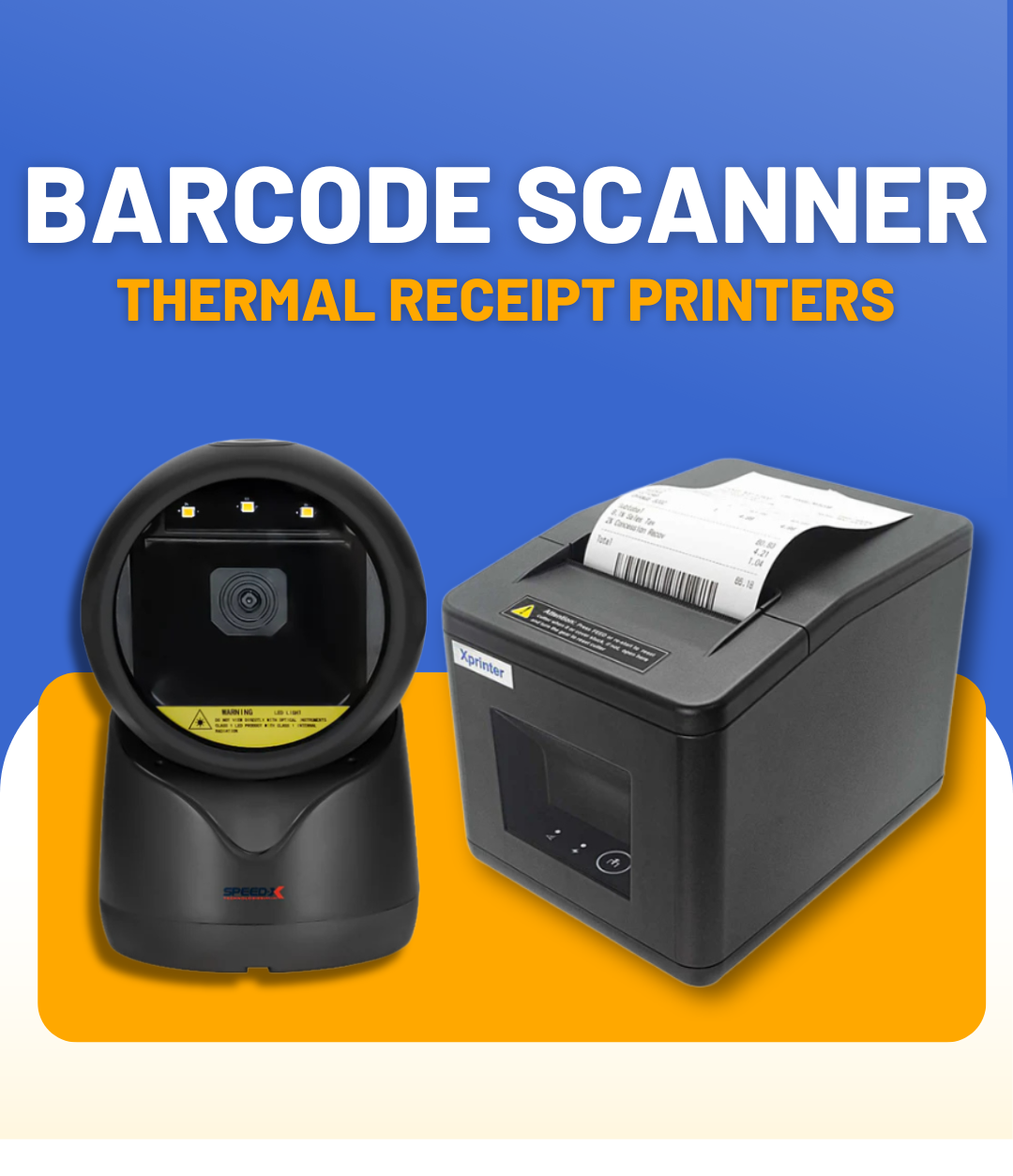 Barcode Scanner & Thermal Receipt Printers