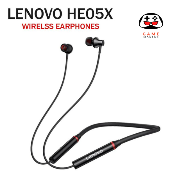 LENOVO HE05X 2 BLUETOOTH 5.0 EARPHONES HIFI MAGNETIC NECKBAND HEADSET