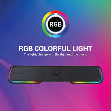 KISONLI LED-913 SOUND BAR BLUETOOTH GAMING COLORFUL LIGHT SPEAKER WITH RGB LIGHT