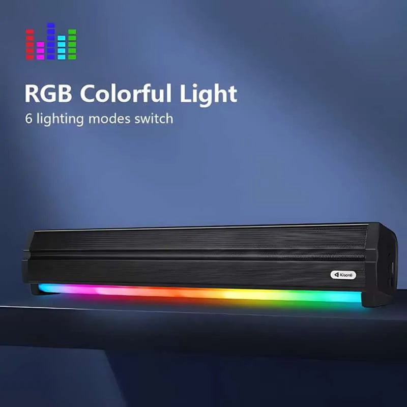 KISONLI LED-802 RGB WIRELESS BT 5.3 MODERN RETRO DESIGN SOUNDBAR