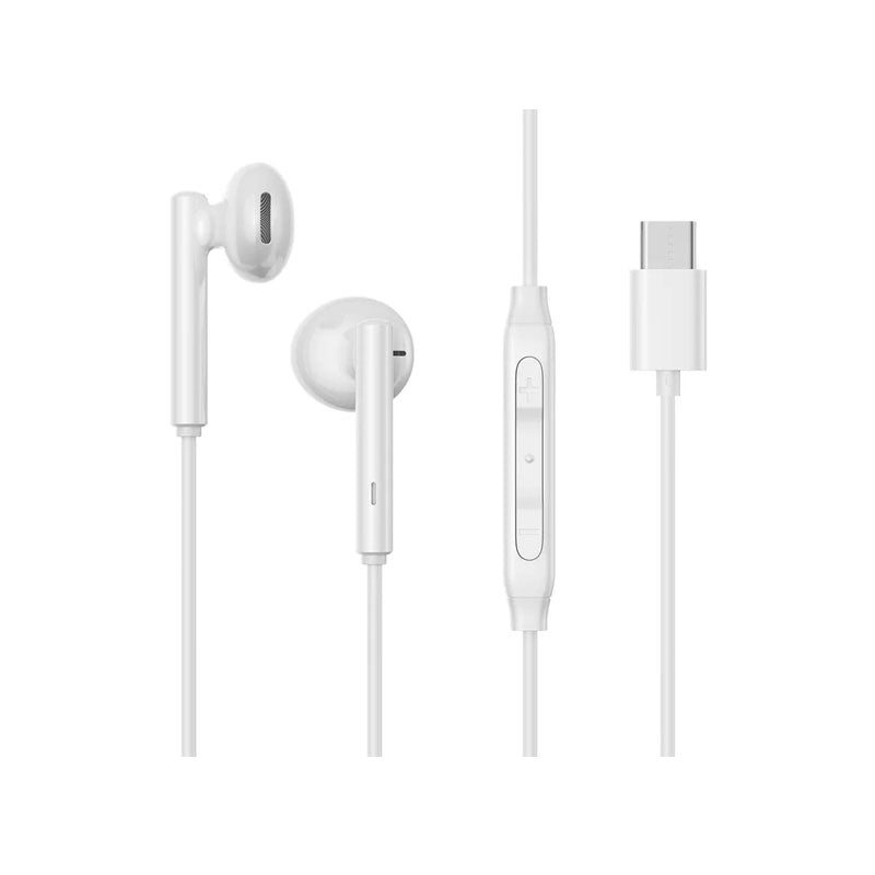 JOYROOM-EC05 TYPE-C Series Half In-Ear Wired Earphones-White