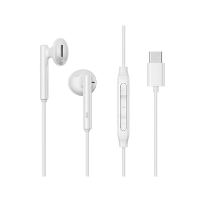 JOYROOM-EC05 TYPE-C Series Half In-Ear Wired Earphones-White