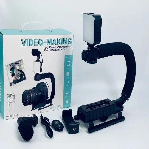 AY-49U U SHAPED VIDEO MAKING HANDHELD STABILIZER KIT