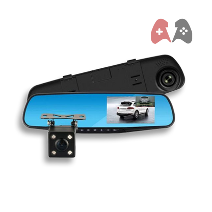 Car DVR Mirror DUAL Camera Front/Back 1080p