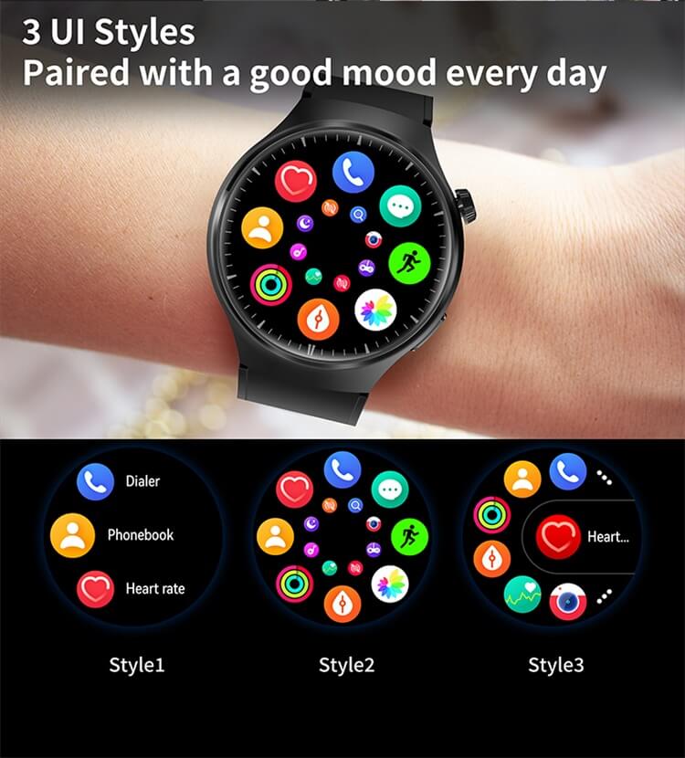 Watch 4 Pro Suit Smartwatch WITH 7 STRAPS High Definition Color Screen Healthy Monitoring Custom Dial WITH HIWATCHPRO APP