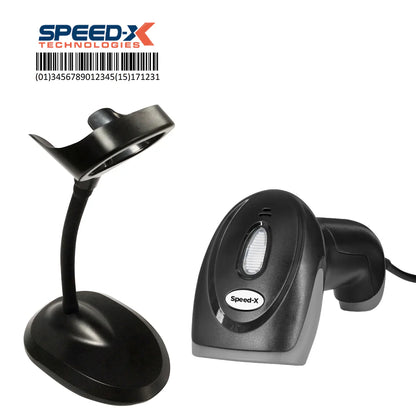 SPEED-X 60D 2D Wirless 2.4Ghz barcode scanner With Stand