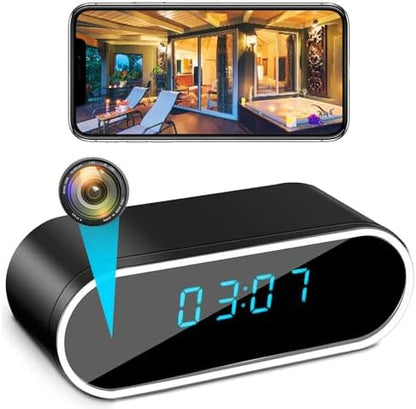 Hidden T3 WiFi Table Clock HD 1080P