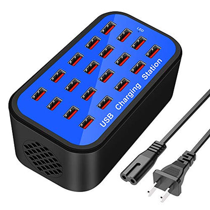 20-PORT 100W MULTIPLE USB CHARGING STATION FOR MULTI DEVICE