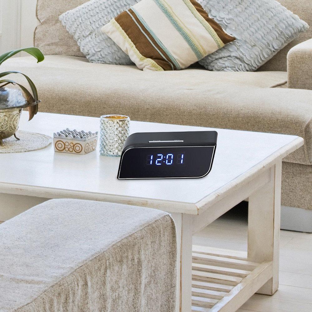 Hidden T3 WiFi Table Clock HD 1080P