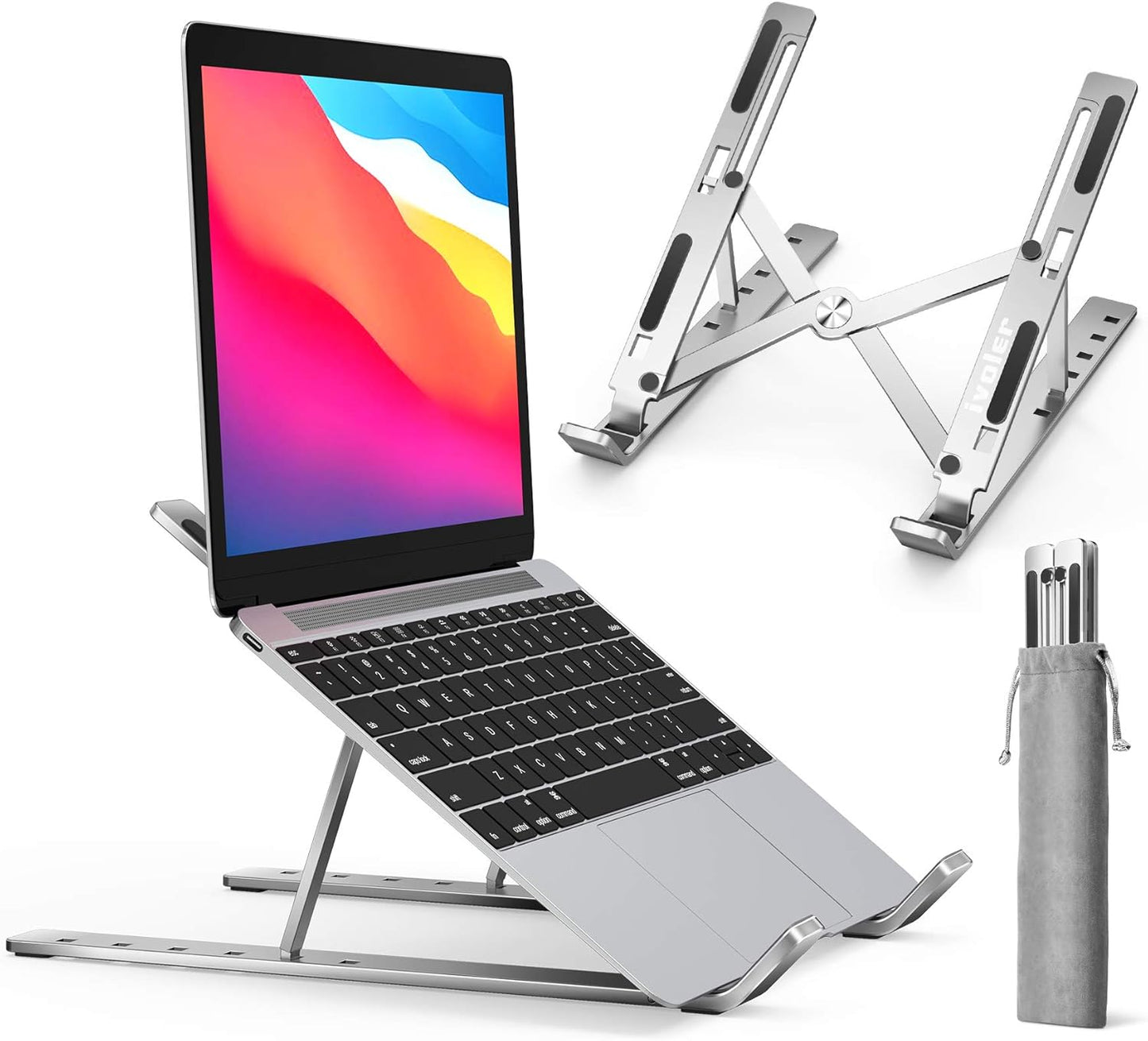 ALUMINUM ALLOY TABLET HOLDER FOR LAPTOP STAND