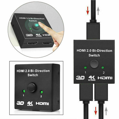 HDMI BI-DIRECTION DUAL FUNCTION SWITCH AND HDMI SPLITTER