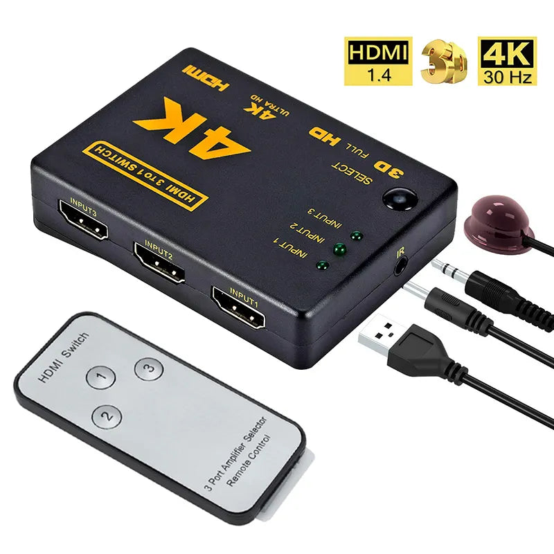 Hdmi Switch 3 port 2K/4K