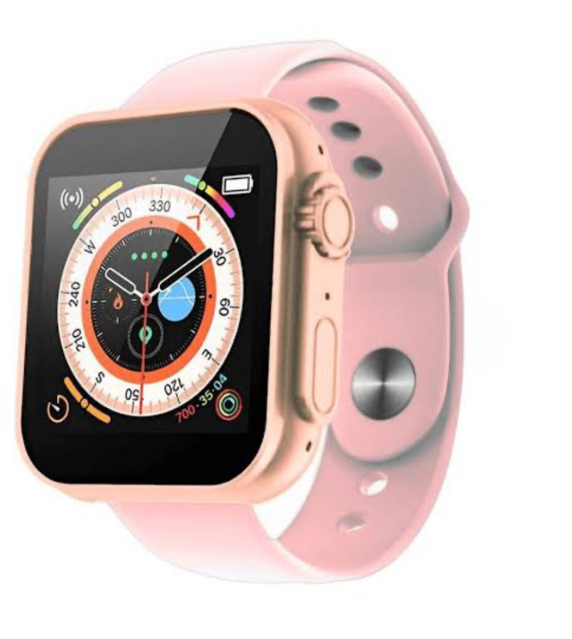 D20 ULTRA FITNESS BRACELET BLOOD PRESSURE BLUETOOTH HEART RATE MONITOR WITH FITPRO APP (ORANGE)