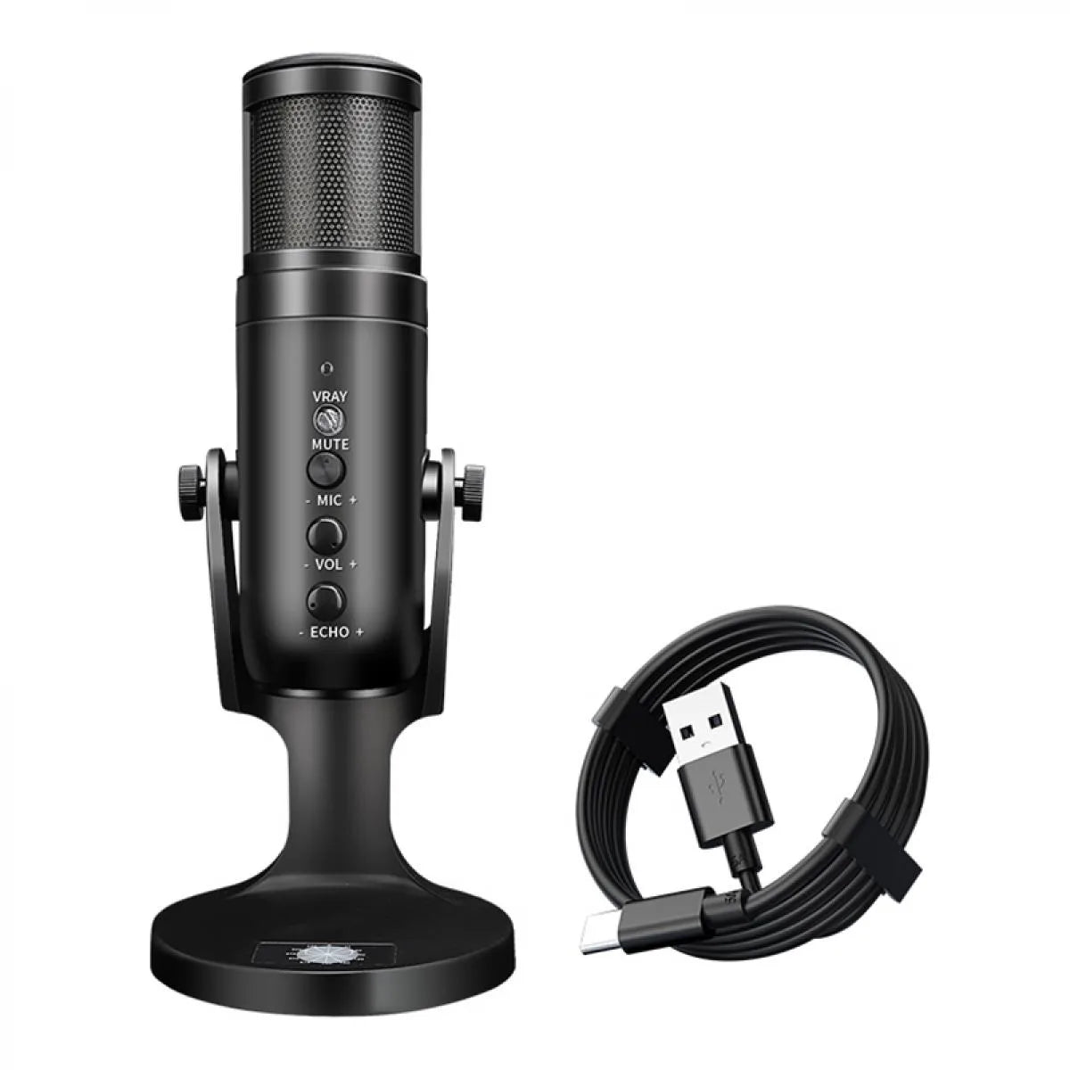 Jmary Mc-pw9 RGB Professional Usb Microphone For Podcasting With Noise Reduction