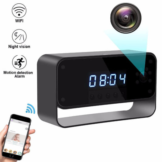 Hidden T3 WiFi Table Clock HD 1080P