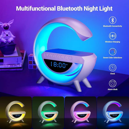 BT3401 LED WIRELESS PHONE CHARGER BLUETOOTH SPEAKER