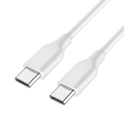 S-A45 BEN SERIES BRAIDED 60W FAST CHARGING DATA CABLE (TYPE-C TO TYPE-C) 1M-WHITE