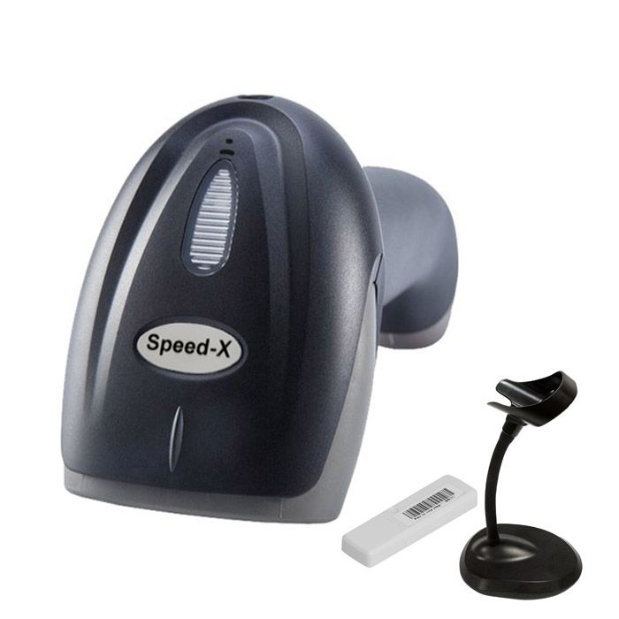 SPEED-X 60D 2D Wirless 2.4Ghz barcode scanner With Stand