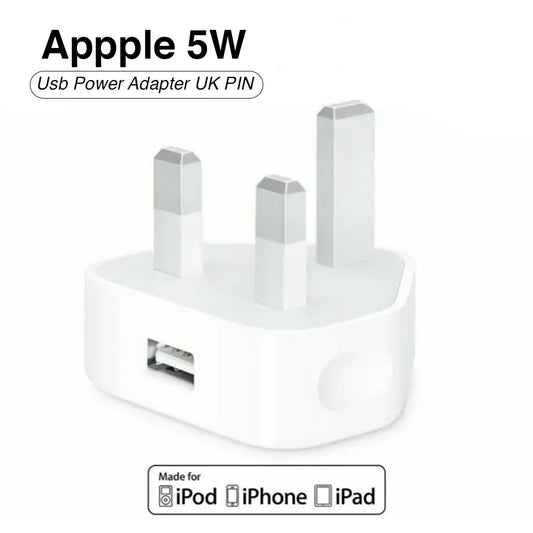 Iphone Usb 5W Power Adaptor UK Pin