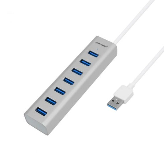 7 PORT USB 3.0 ULTRA SLIM PORTABLE HUB ALUMINUM ALLOY