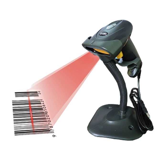 SPEED-X 60D 2D Wirless 2.4Ghz barcode scanner With Stand