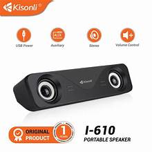 KISONLI I-610 USB HOME THEATER SYSTEM SOUNDBAR SPEAKER FOR PC OR LAPTOP