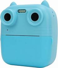 D8S CHILDRENS TIME FRONT/BACK REAR HD DIGITAL THERMAL PRINT CAMERA 1080P 48MP BLUE