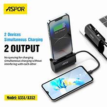 Aspor A351 2IN1 IPHONE & TYPE-C Flexible Portable Mini 5000mAh Power Bank