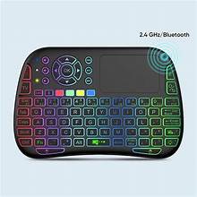 M9 BLUETOOTH MINI WIRELESS KEYBOARD 7 BACKLIT 2.4G AIR MOUSE REMOTE TOUCHPAD