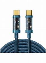 JOYROOM S-CC100A12 Type-C to TYPE-C 100W Data Cable 1.2m Blue