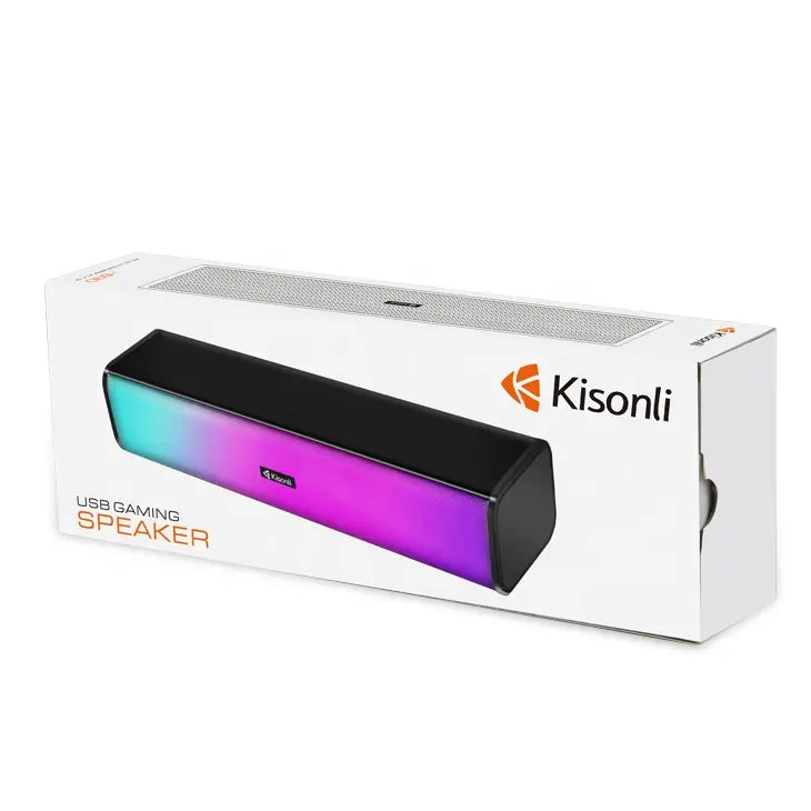KISONLI I-630 SPEAKER PC+BT MULTIMEDIA USB PLUG RGB COLORFUL LIGHT