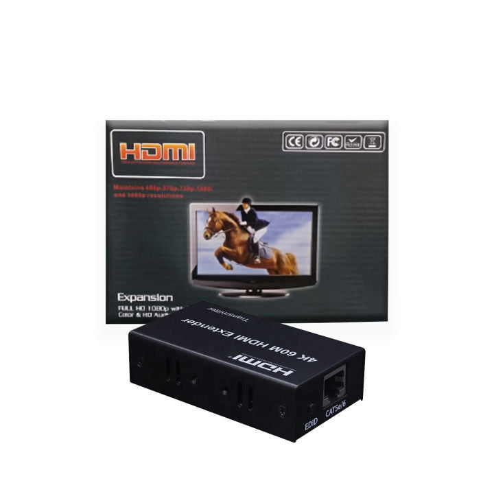 HDMI RANGE EXTENDER SINGLE LAN 60M