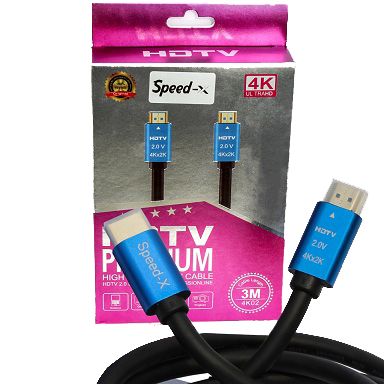 Speed-X 2.0v Hdmi Premium Cable Ultra Hd 4k 1.5m