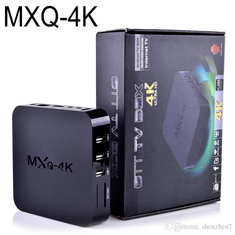 Smart Box Mxq 4k Quad Core 1g+8g