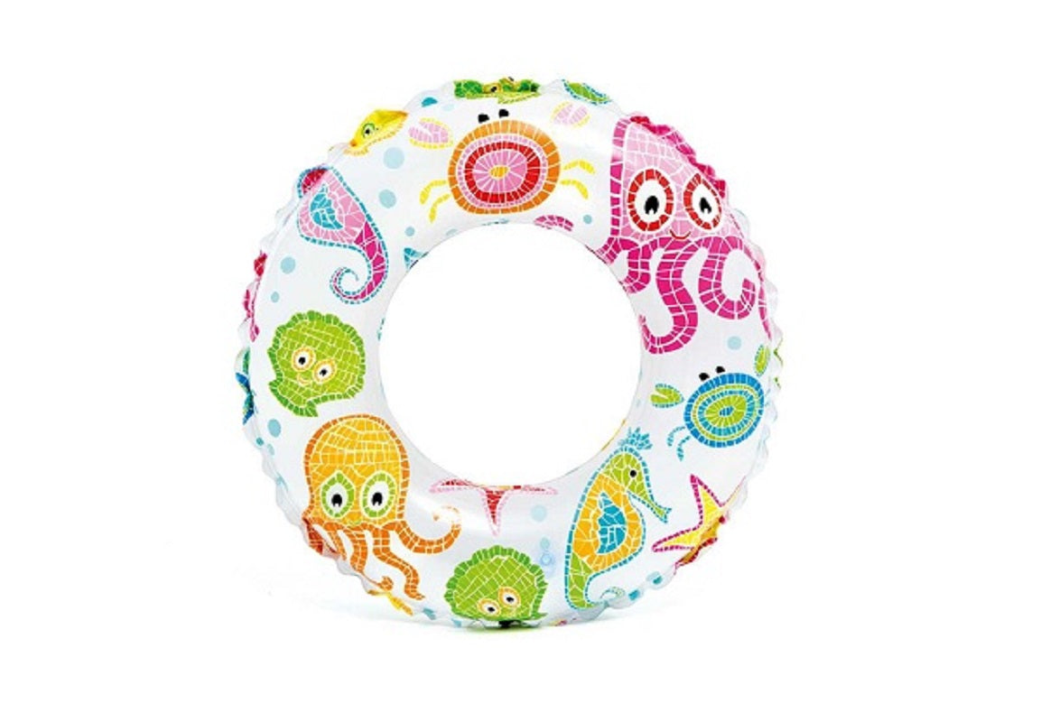 24INCH LIVELY PRINT SWIM RINGS