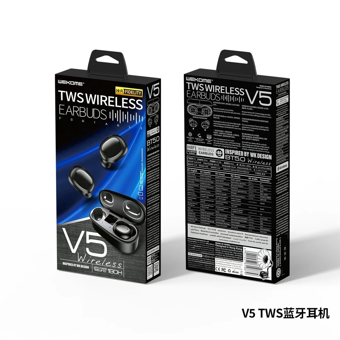 Remax V5 Tws Wireless Earbuds With Display