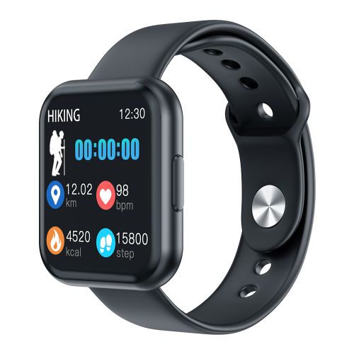 T88 Full Touch Screen Smart Bracelet Heart Rate Monitoring With Apple Logo Lcd 1.75