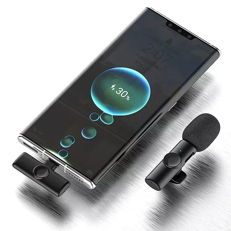 K11 2 IN 1 Collar Wireless Microphone Iphone/Android & Type C Supported